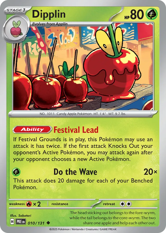 Dipplin #10 Prismatic Evolutions Pokemon card