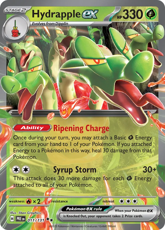 Hydrapple ex #11 Prismatic Evolutions Pokemon card