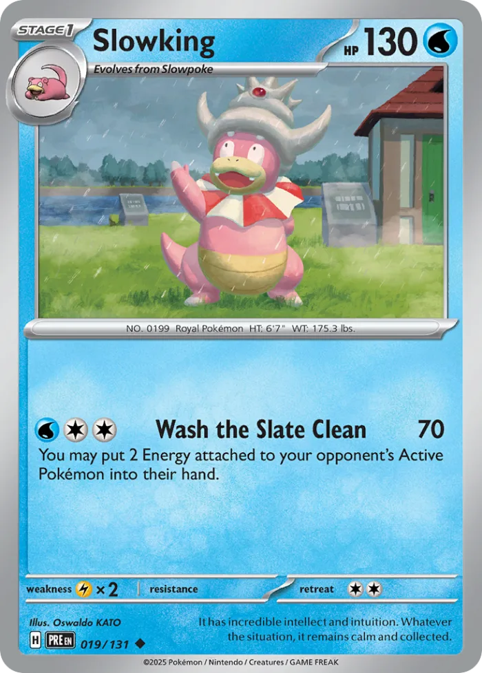 Slowking #19 Prismatic Evolutions Pokemon card