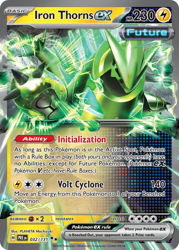 Iron Thorns ex #32 Prismatic Evolutions Pokemon card