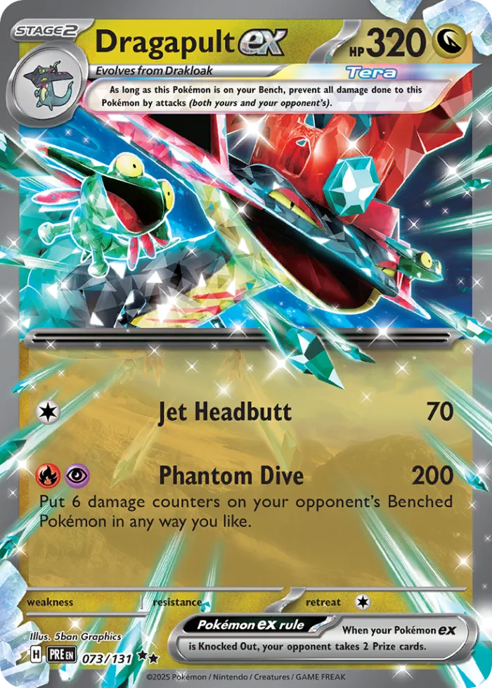Dragapult ex #73 Prismatic Evolutions Pokemon card