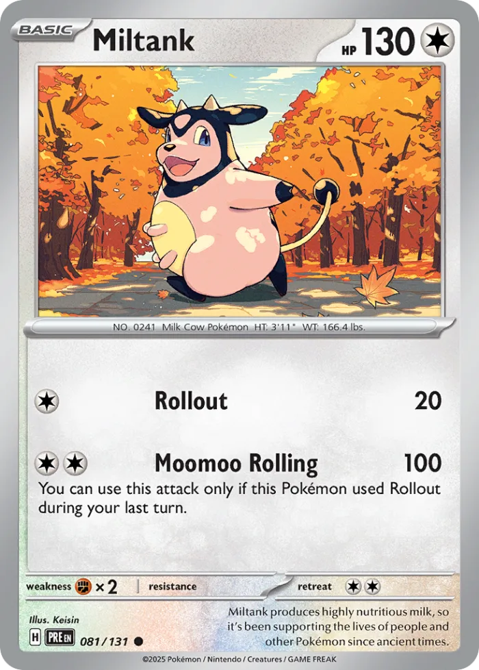 Miltank #81 Prismatic Evolutions Pokemon card