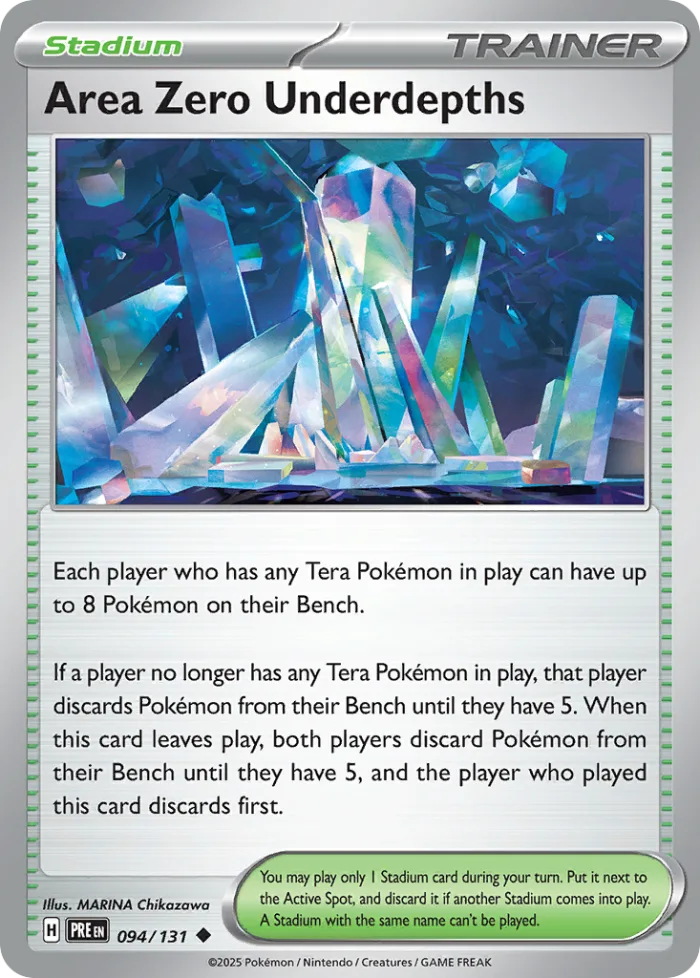 Area Zero Underdepths #94 Prismatic Evolutions Pokemon card