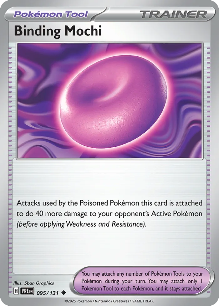 Binding Mochi #95 Prismatic Evolutions Pokemon card