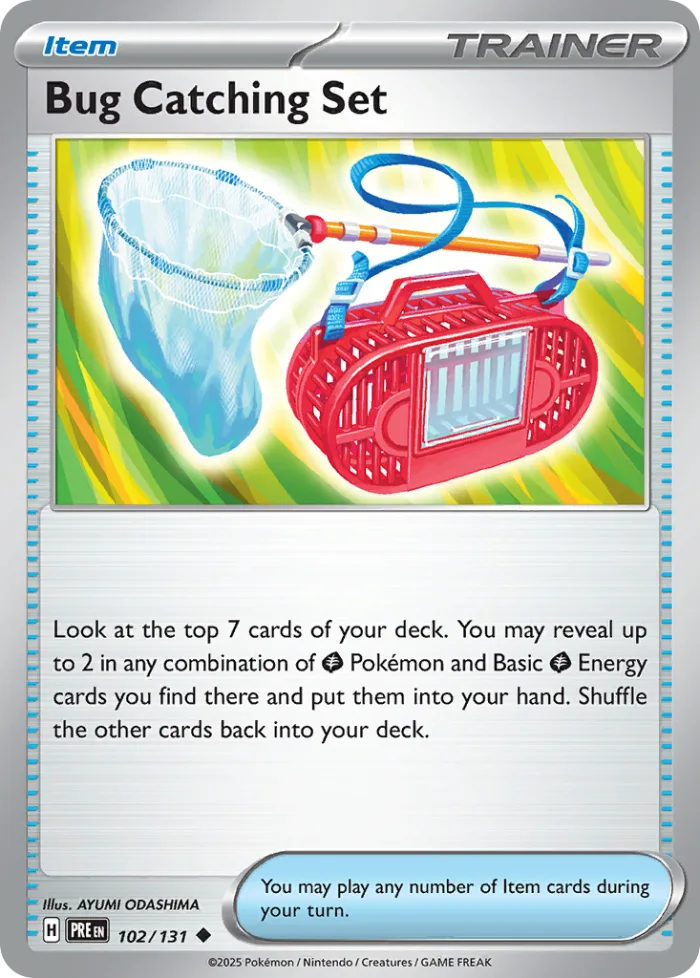 Bug Catching Set #102 Prismatic Evolutions Pokemon card