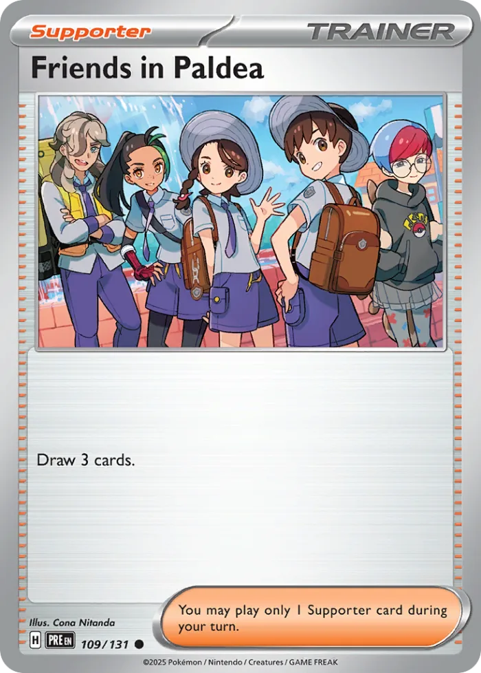 Friends in Paldea #109 Prismatic Evolutions Pokemon card