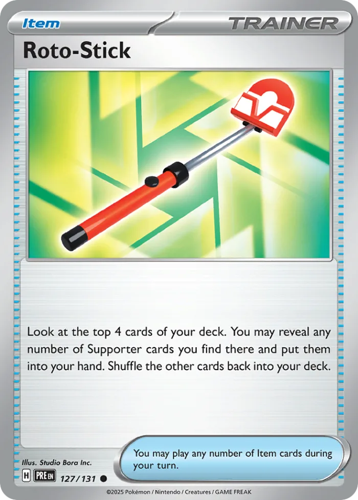 Roto-Stick #127 Prismatic Evolutions Pokemon card
