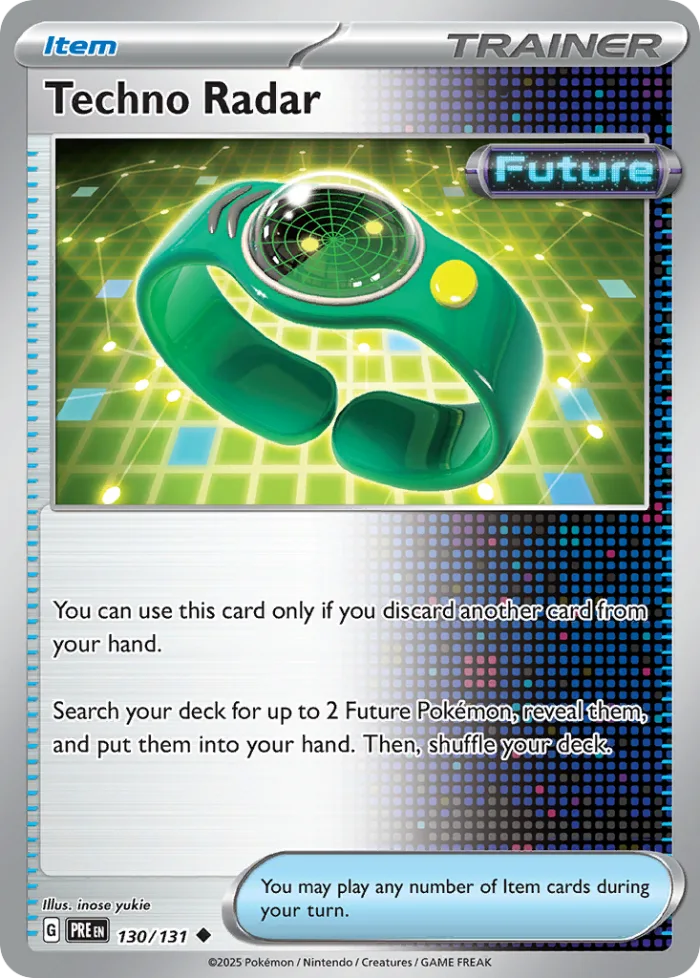 Techno Radar #130 Prismatic Evolutions Pokemon card