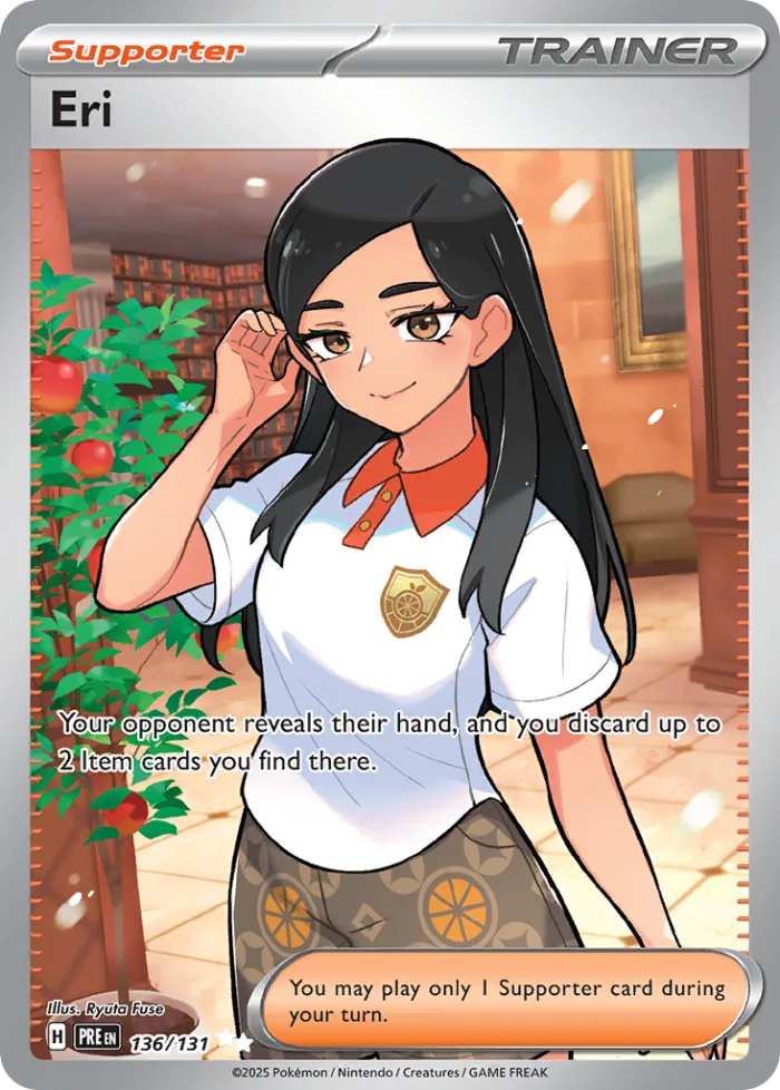 Eri #136 Prismatic Evolutions Pokemon card