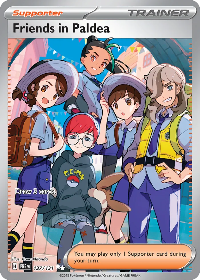 Friends in Paldea #137 Prismatic Evolutions Pokemon card