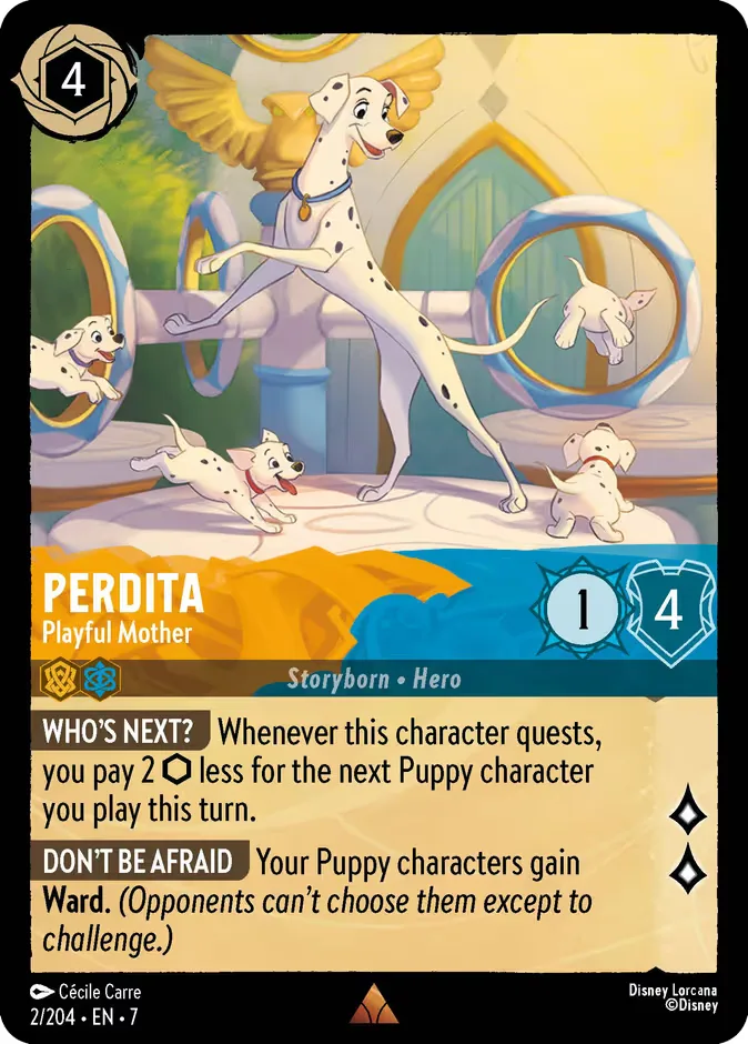 Perdita #2 Archazia's Island Disney Lorcana card