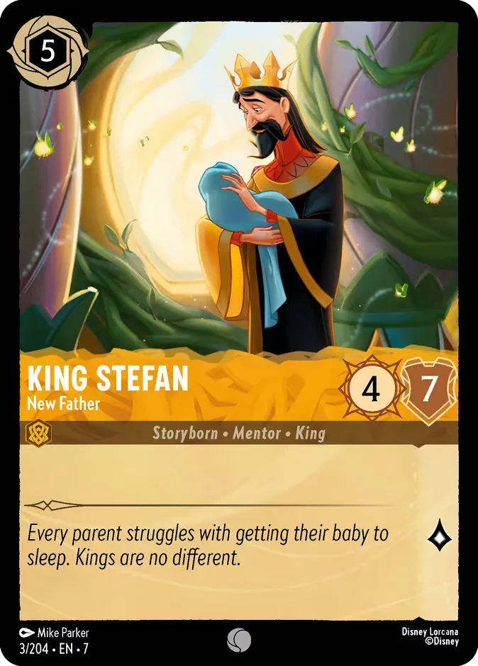 King Stefan #3 Archazia's Island Disney Lorcana card