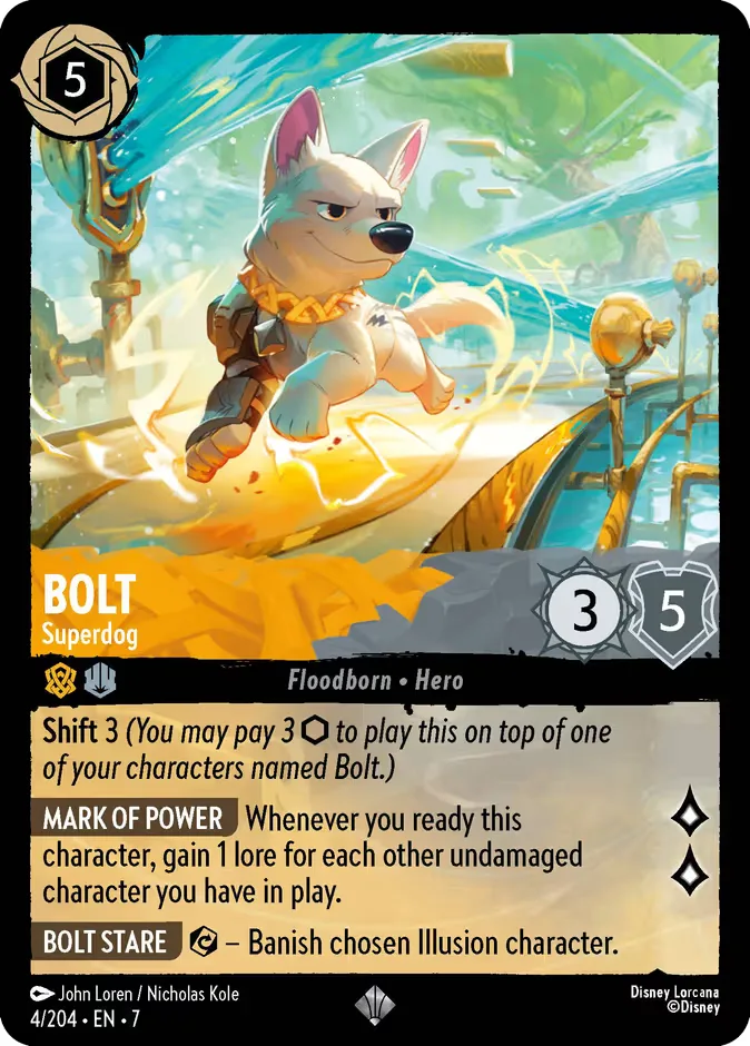 Bolt #4 Archazia's Island Disney Lorcana card