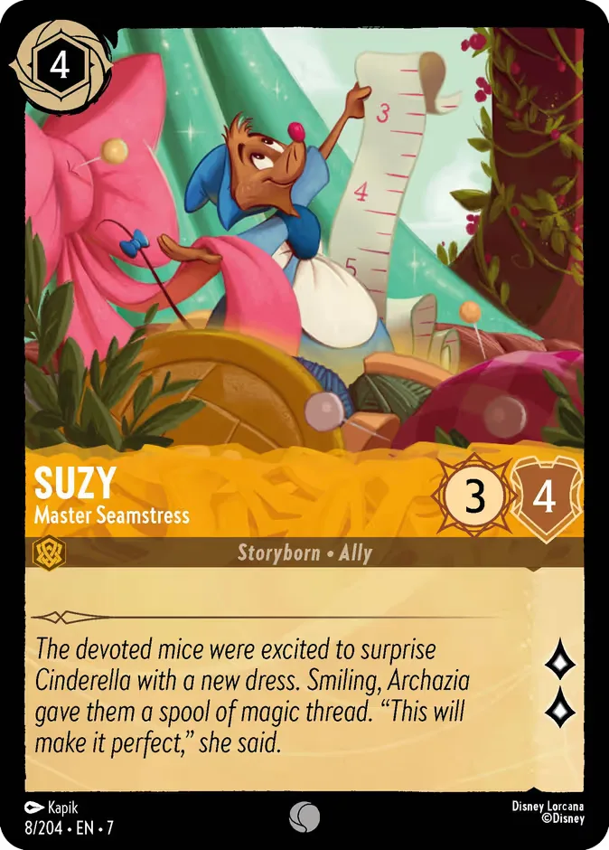 Suzy #8 Archazia's Island Disney Lorcana card