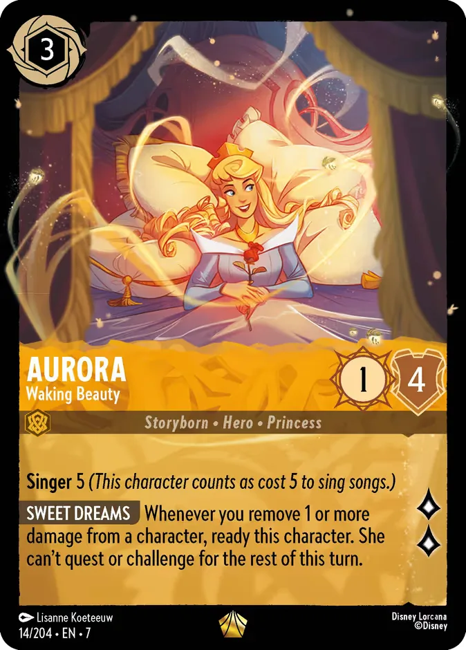 Aurora #14 Archazia's Island Disney Lorcana card