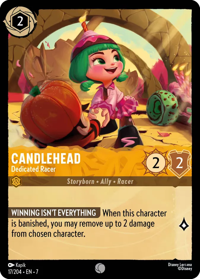 Candlehead #17 Archazia's Island Disney Lorcana card
