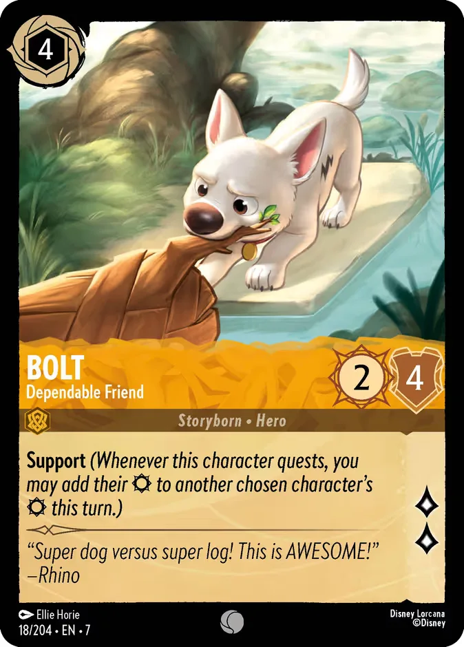 Bolt #18 Archazia's Island Disney Lorcana card