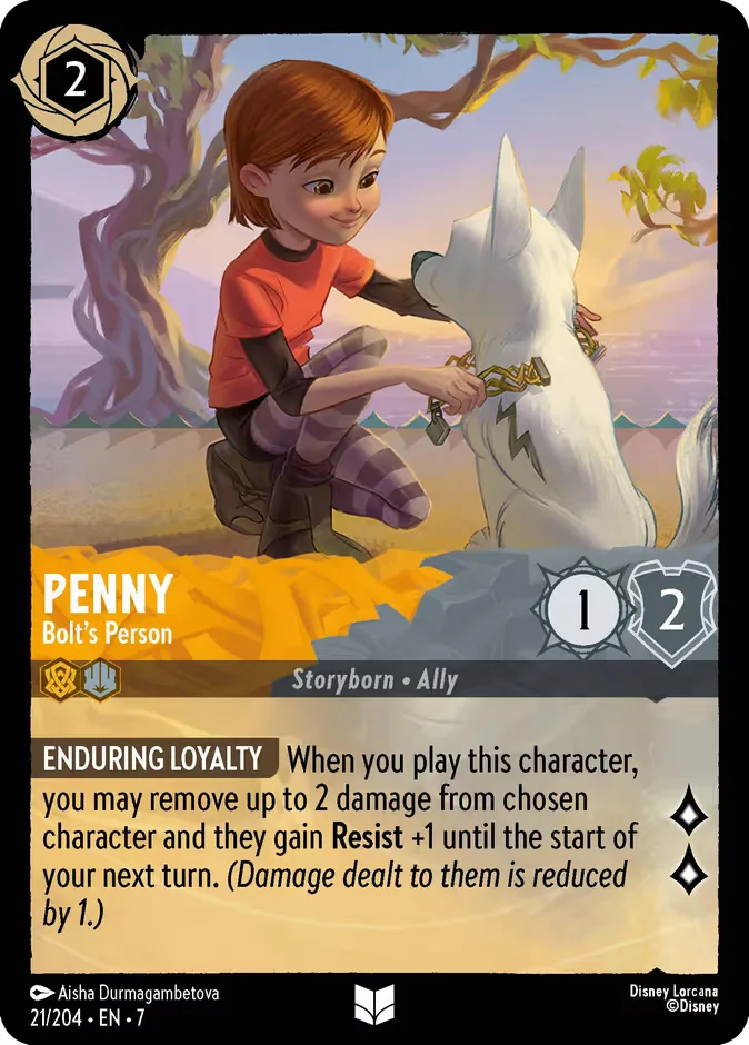 Penny #21 Archazia's Island Disney Lorcana card