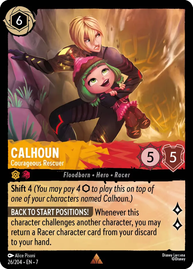 Calhoun #26 Archazia's Island Disney Lorcana card