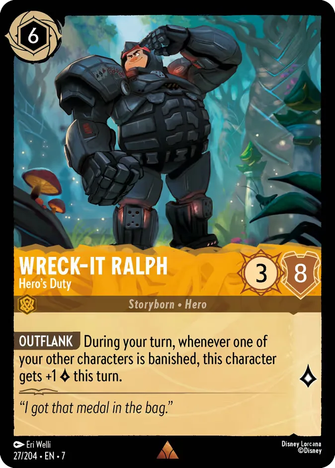 Wreck-It Ralph #27 Archazia's Island Disney Lorcana card