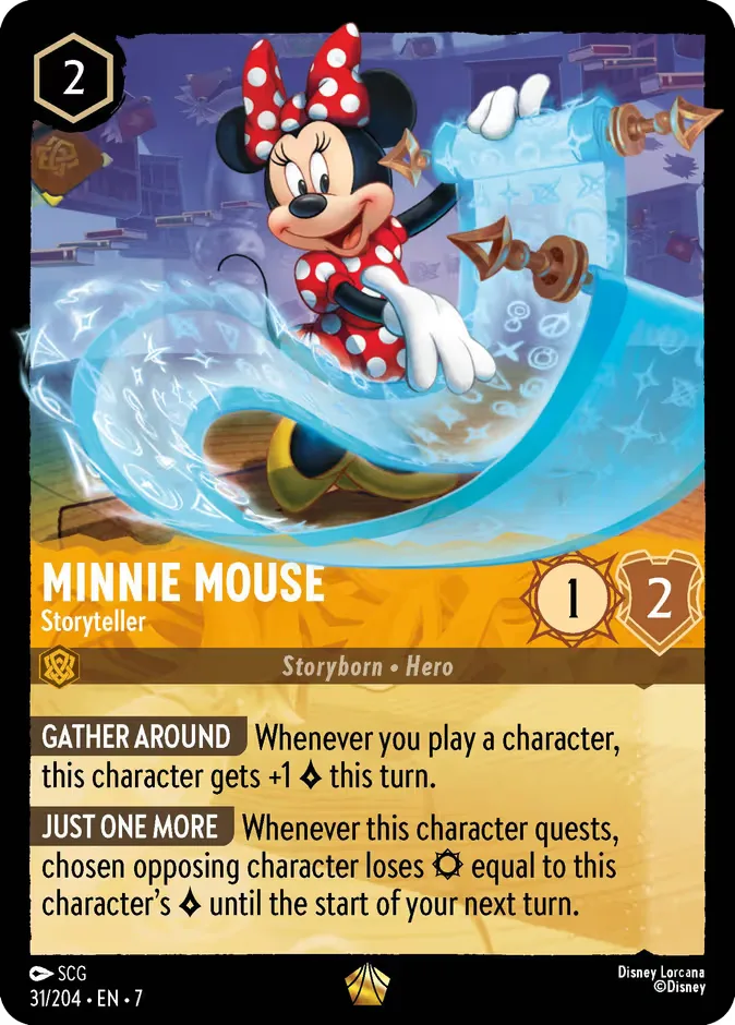 Minnie Mouse #31 Archazia's Island Disney Lorcana card