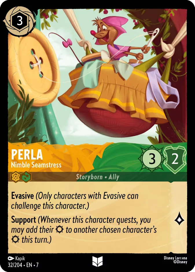 Perla #32 Archazia's Island Disney Lorcana card