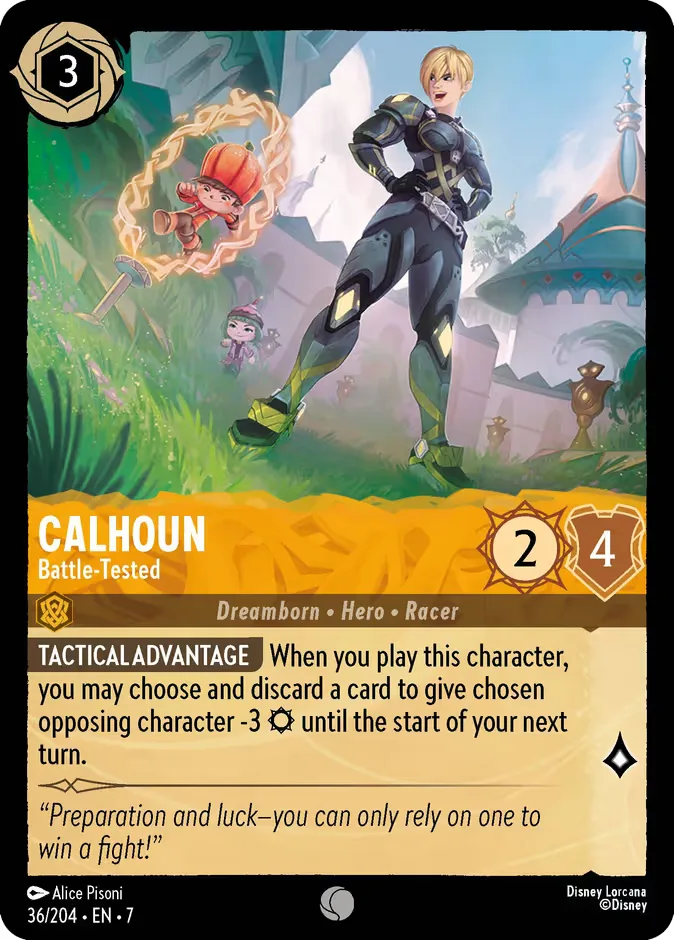 Calhoun #36 Archazia's Island Disney Lorcana card