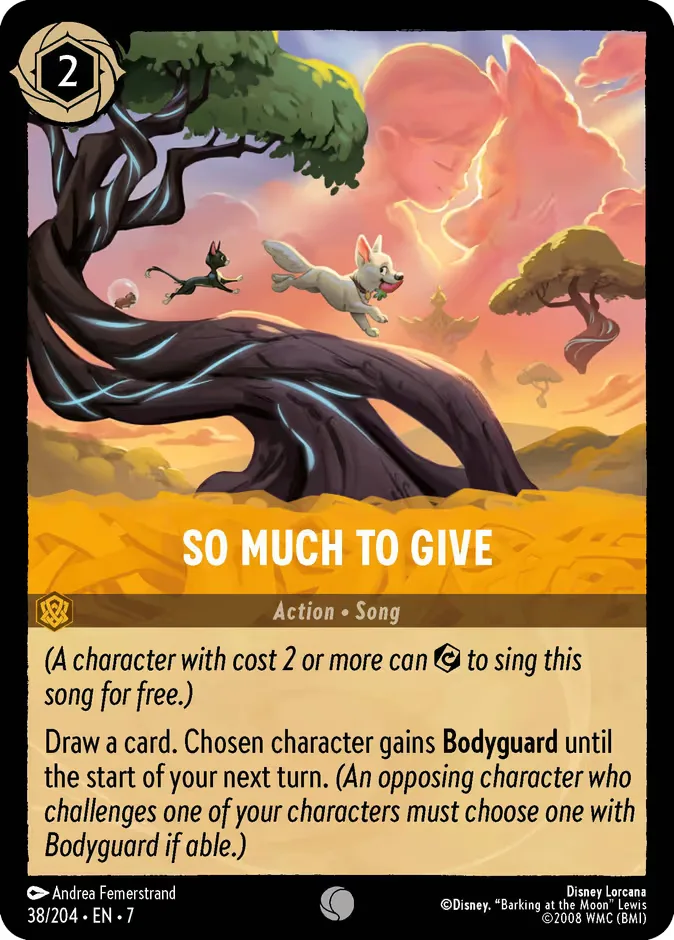 So Much to Give #38 Archazia's Island Disney Lorcana card