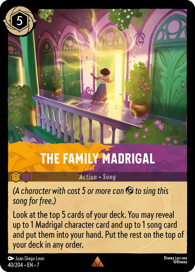 The Family Madrigal #40 Archazia's Island Disney Lorcana card