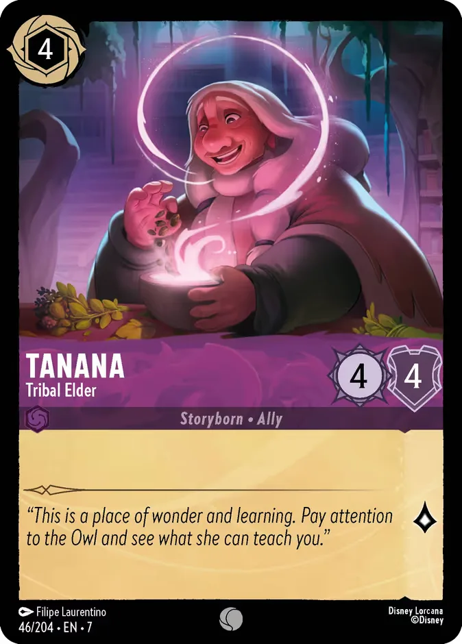 Tanana #46 Archazia's Island Disney Lorcana card