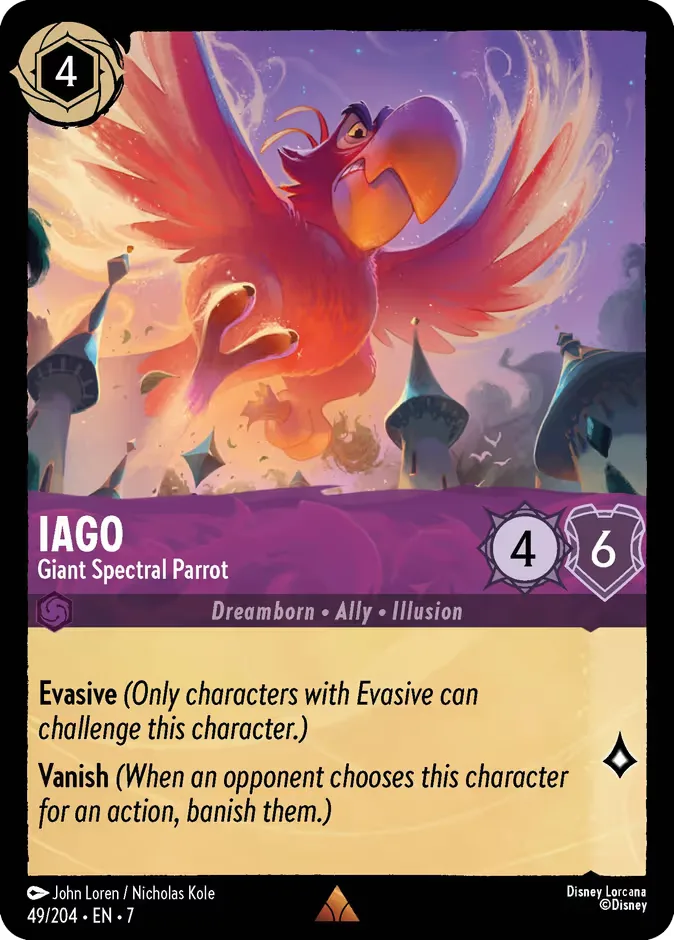 Iago #49 Archazia's Island Disney Lorcana card