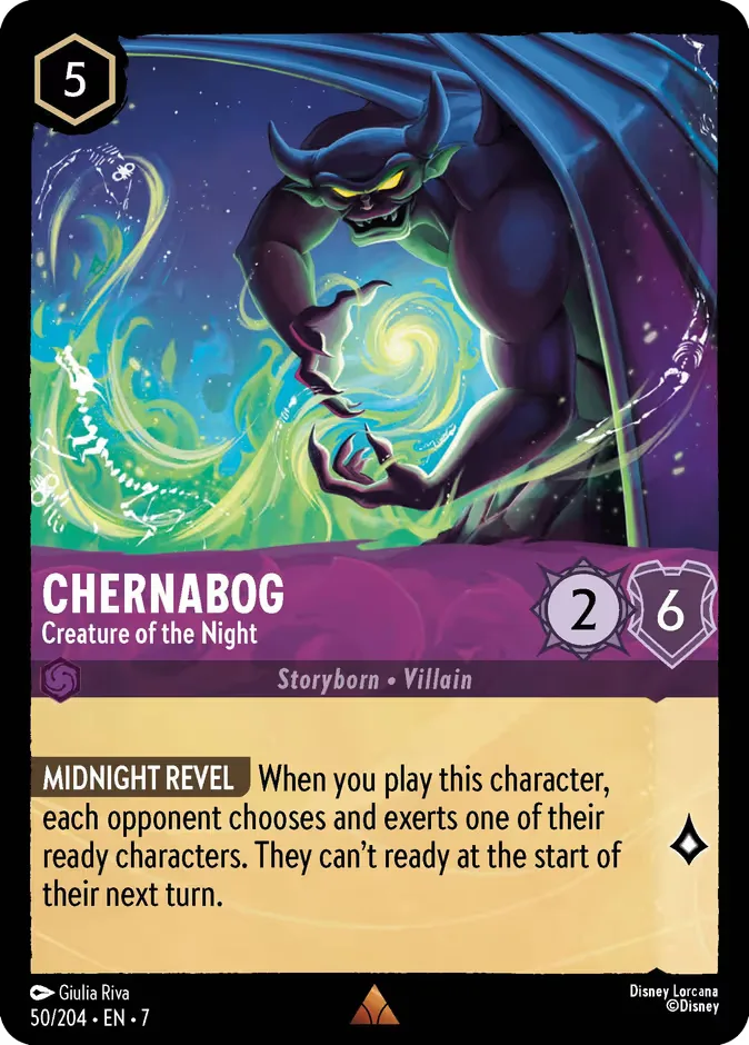 Chernabog #50 Archazia's Island Disney Lorcana card