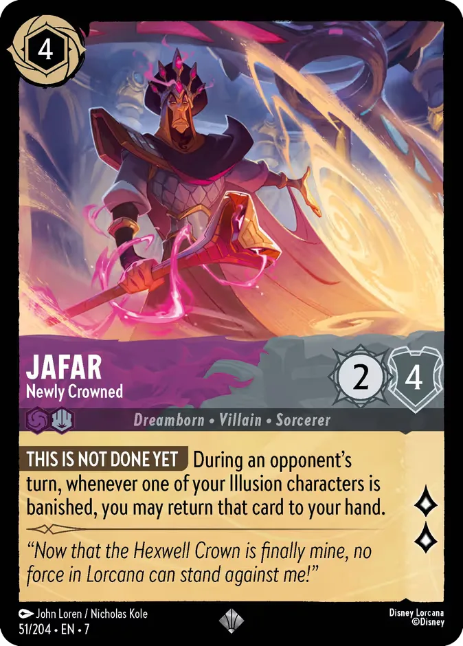 Jafar #51 Archazia's Island Disney Lorcana card