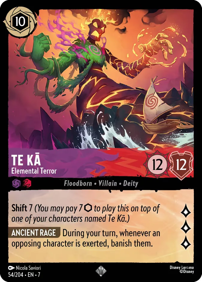 Te Kā #54 Archazia's Island Disney Lorcana card