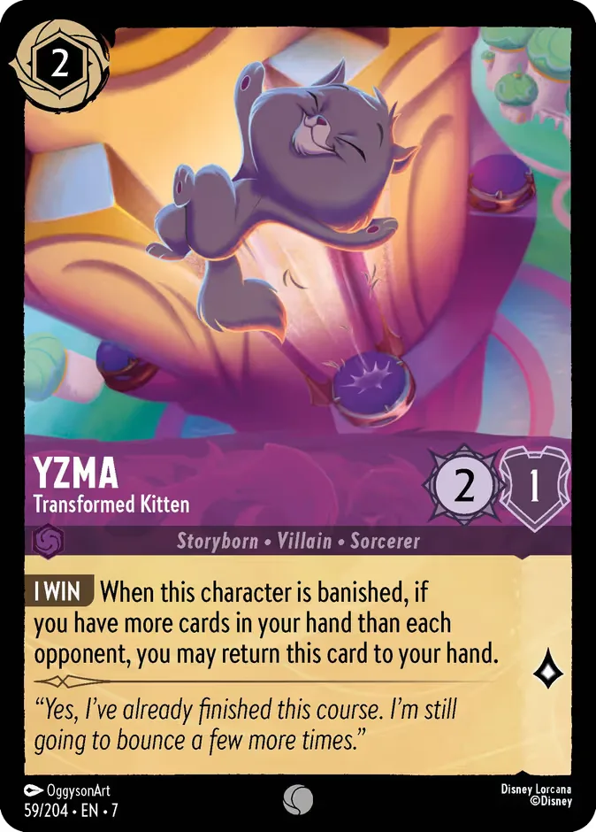 Yzma #59 Archazia's Island Disney Lorcana card