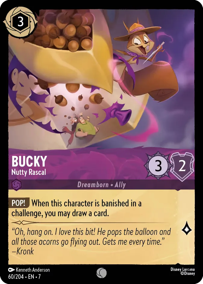 Bucky #60 Archazia's Island Disney Lorcana card
