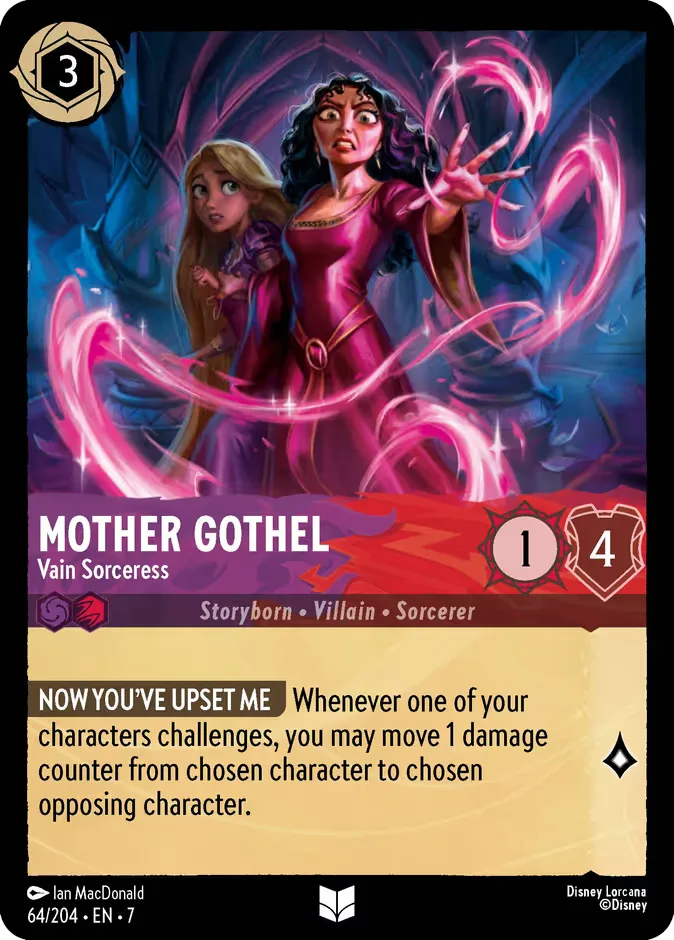 Mother Gothel #64 Archazia's Island Disney Lorcana card