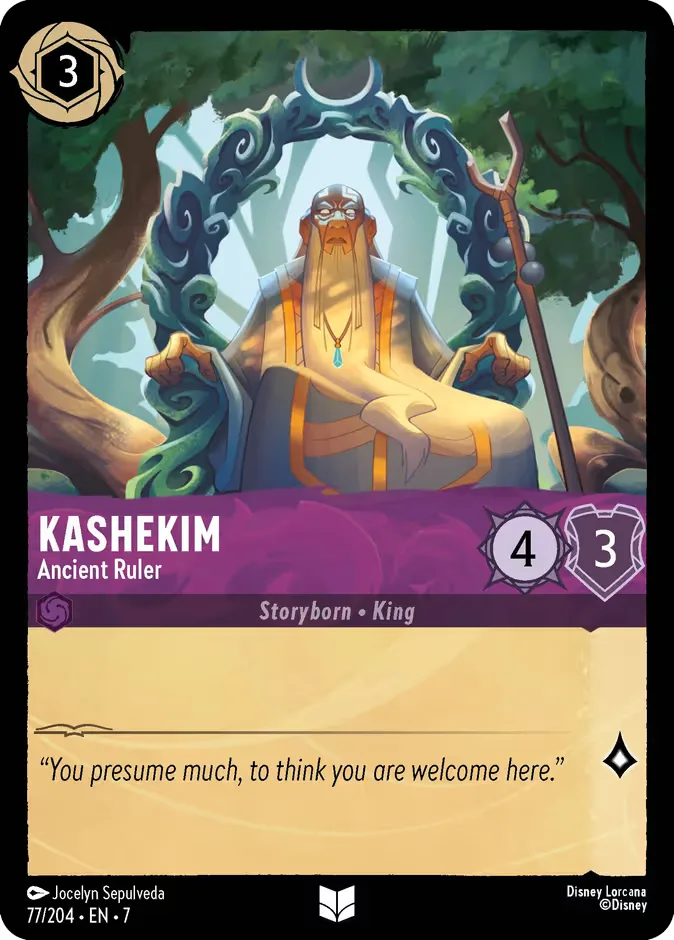Kashekim #77 Archazia's Island Disney Lorcana card