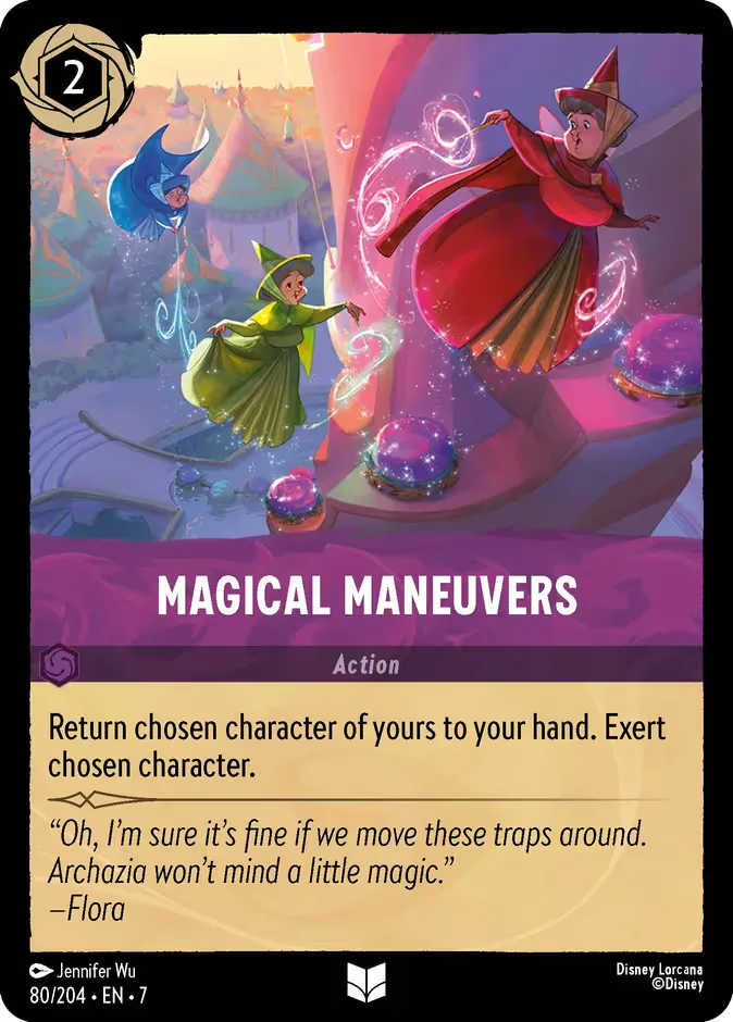 Magical Maneuvers #80 Archazia's Island Disney Lorcana card