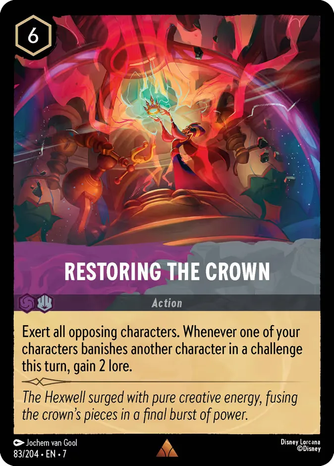 Restoring the Crown #83 Archazia's Island Disney Lorcana card