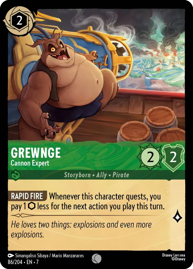 Grewnge #86 Archazia's Island Disney Lorcana card