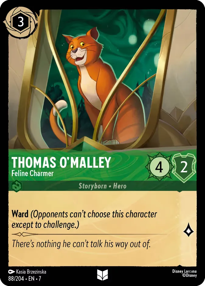 Thomas O'Malley #88 Archazia's Island Disney Lorcana card