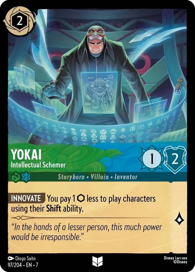 Yokai #97 Archazia's Island Disney Lorcana card