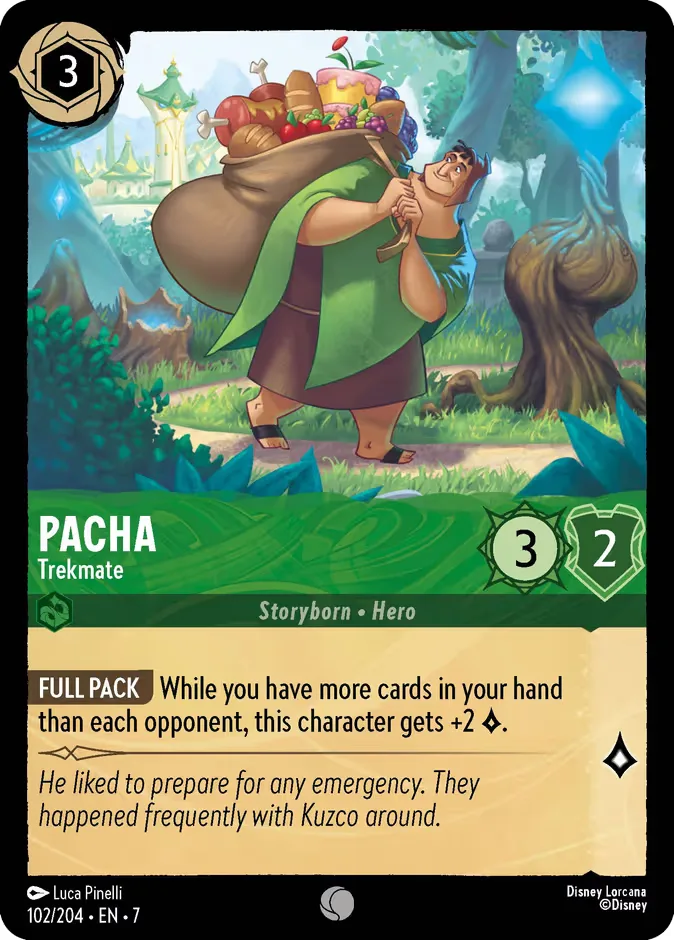 Pacha #102 Archazia's Island Disney Lorcana card