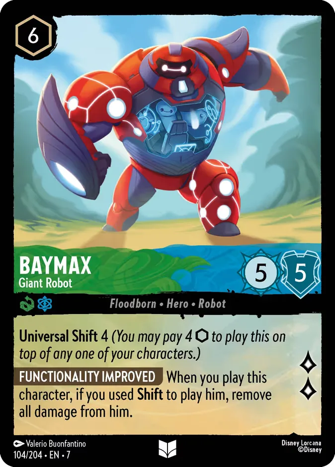 Baymax #104 Archazia's Island Disney Lorcana card