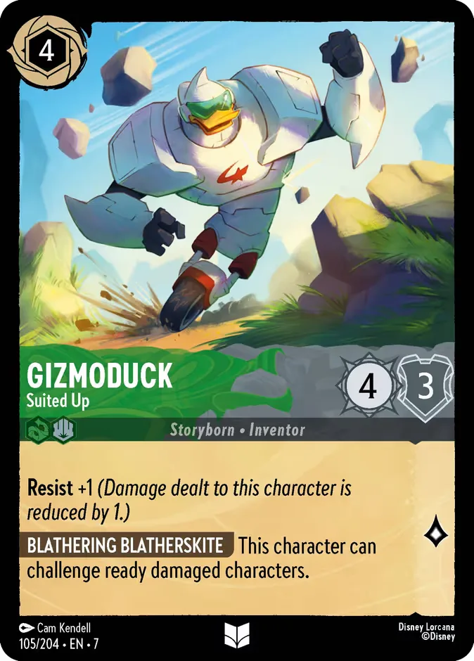 Gizmoduck #105 Archazia's Island Disney Lorcana card
