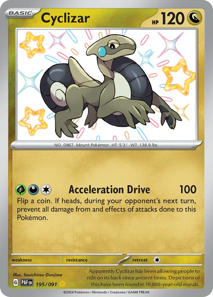 Cyclizar #195 Paldean Fates Pokemon card