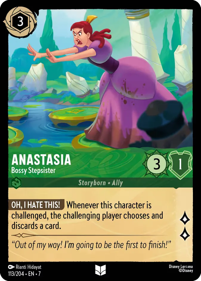 Anastasia #113 Archazia's Island Disney Lorcana card