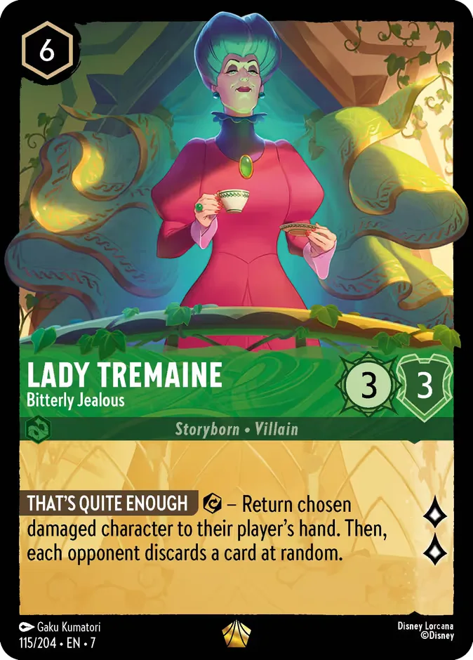 Lady Tremaine #115 Archazia's Island Disney Lorcana card