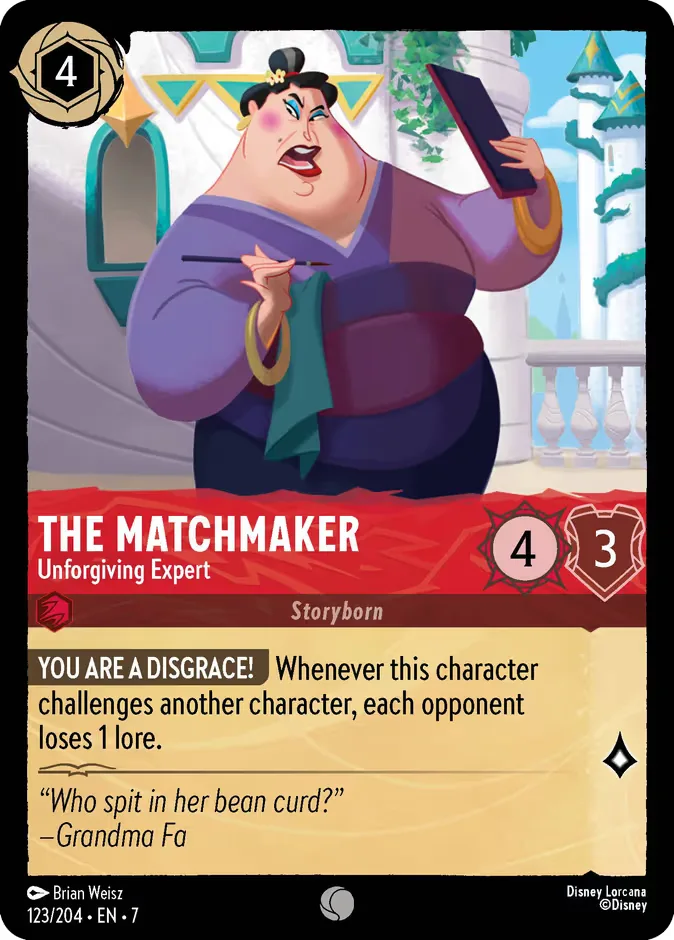 The Matchmaker #123 Archazia's Island Disney Lorcana card